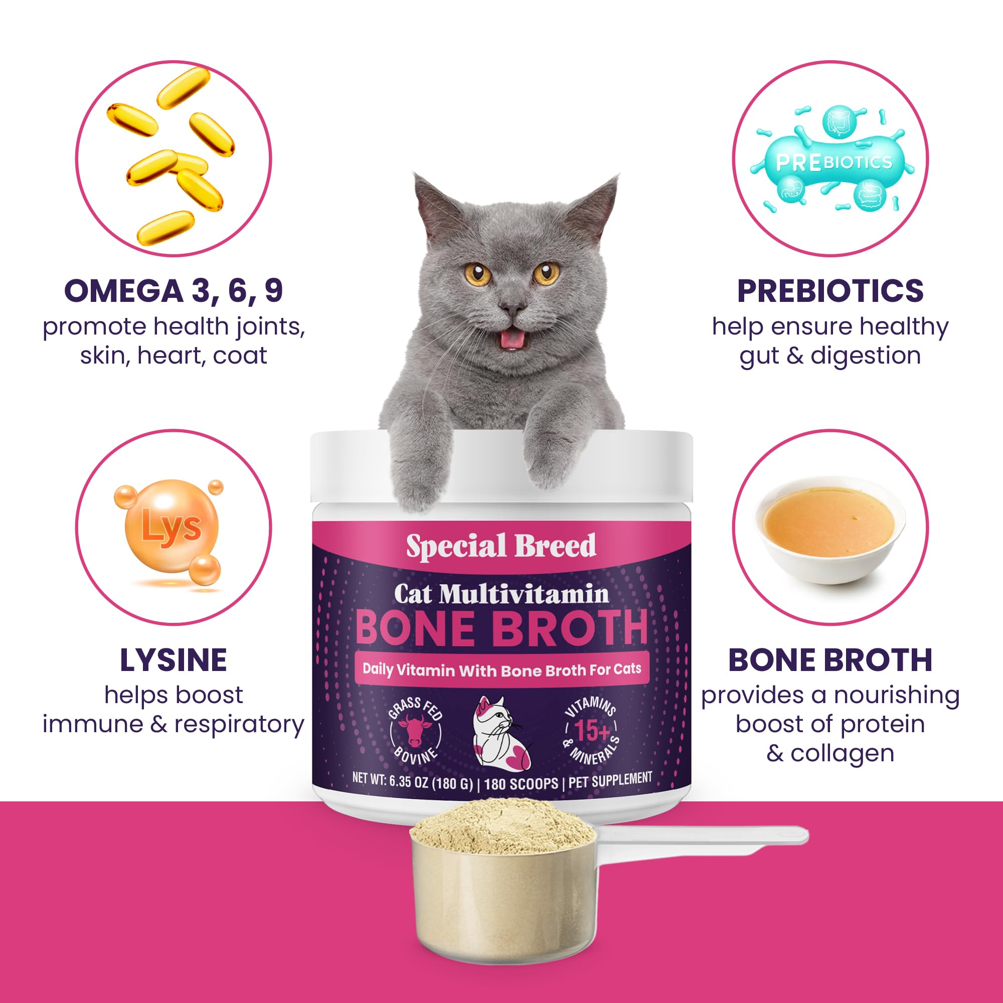Special Breed bouillon dans eau: mélange facile pour un repas humide.