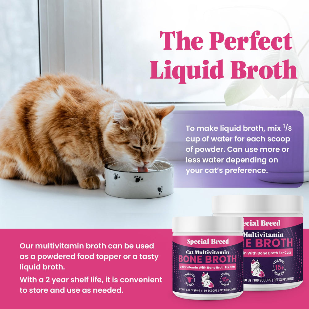 Special Breed cuillère-dose pour mesurer facilement la dose quotidienne.