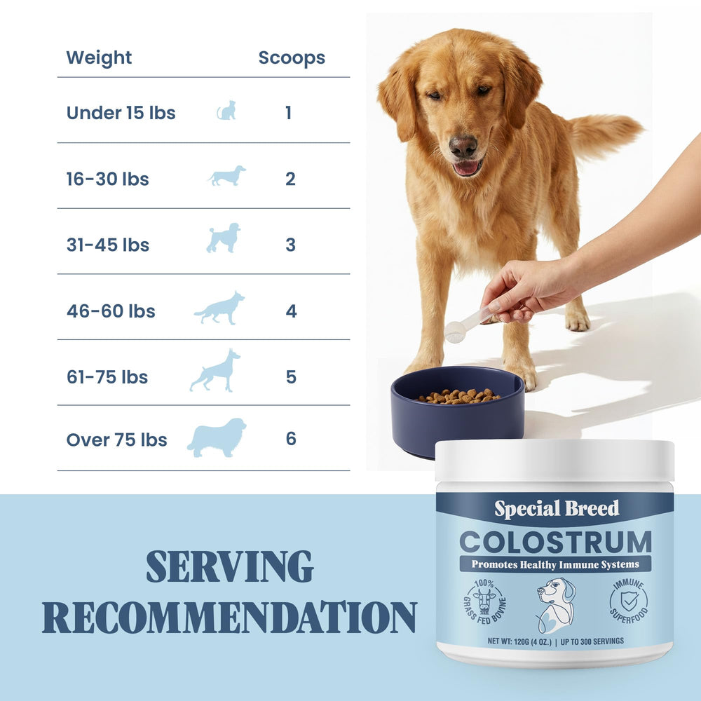 Special Breed Colostrum et peau et pelage – potentiel pour une peau et un pelage sains.