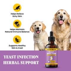 Special Breed gouttes-levures-chien-versement-nourriture: facile à ajouter au repas.