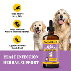 Special Breed gouttes-utilisation-alimentation-eau chien, usage facile pour apaiser irritations