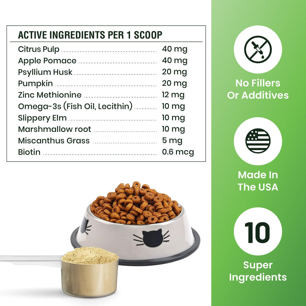 Special Breed Hairball Support, mélange facile à intégrer dans l'alimentation du chat.