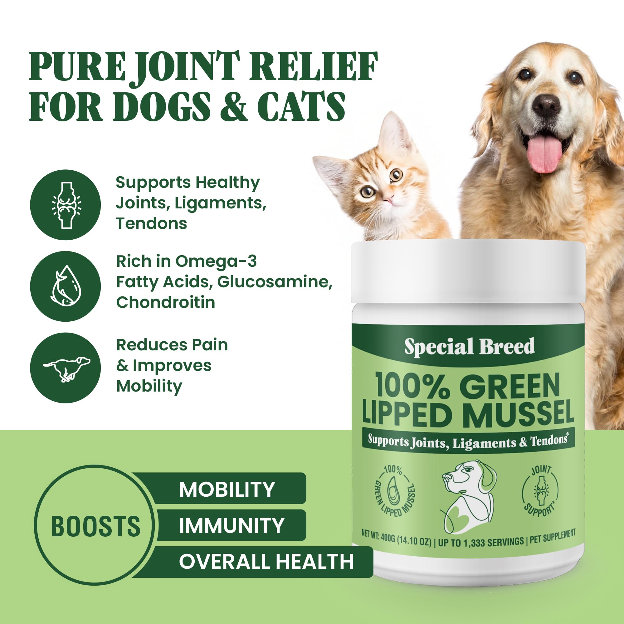 Special Breed – doseur inclus pour un dosage précis dans l’alimentation