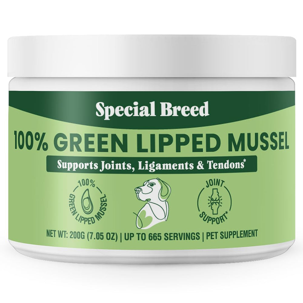 Special Breed - emballage du complément: soutien articulaire potentiel pour chiens et chats.