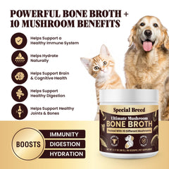 Special Breed proteine-elevee-poudre: poudre riche en protéines pour rehausser les repas.