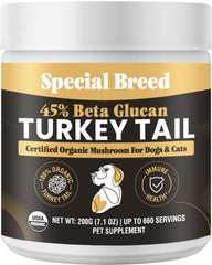 Special Breed queue de dinde bouteille: soutien immunitaire potentiel pour animaux.