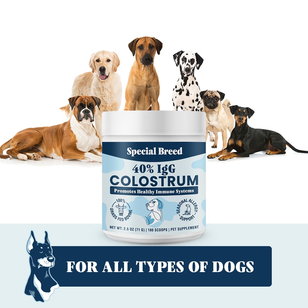 Special Breed Tests tiers – colostrum vérifié et transparent.