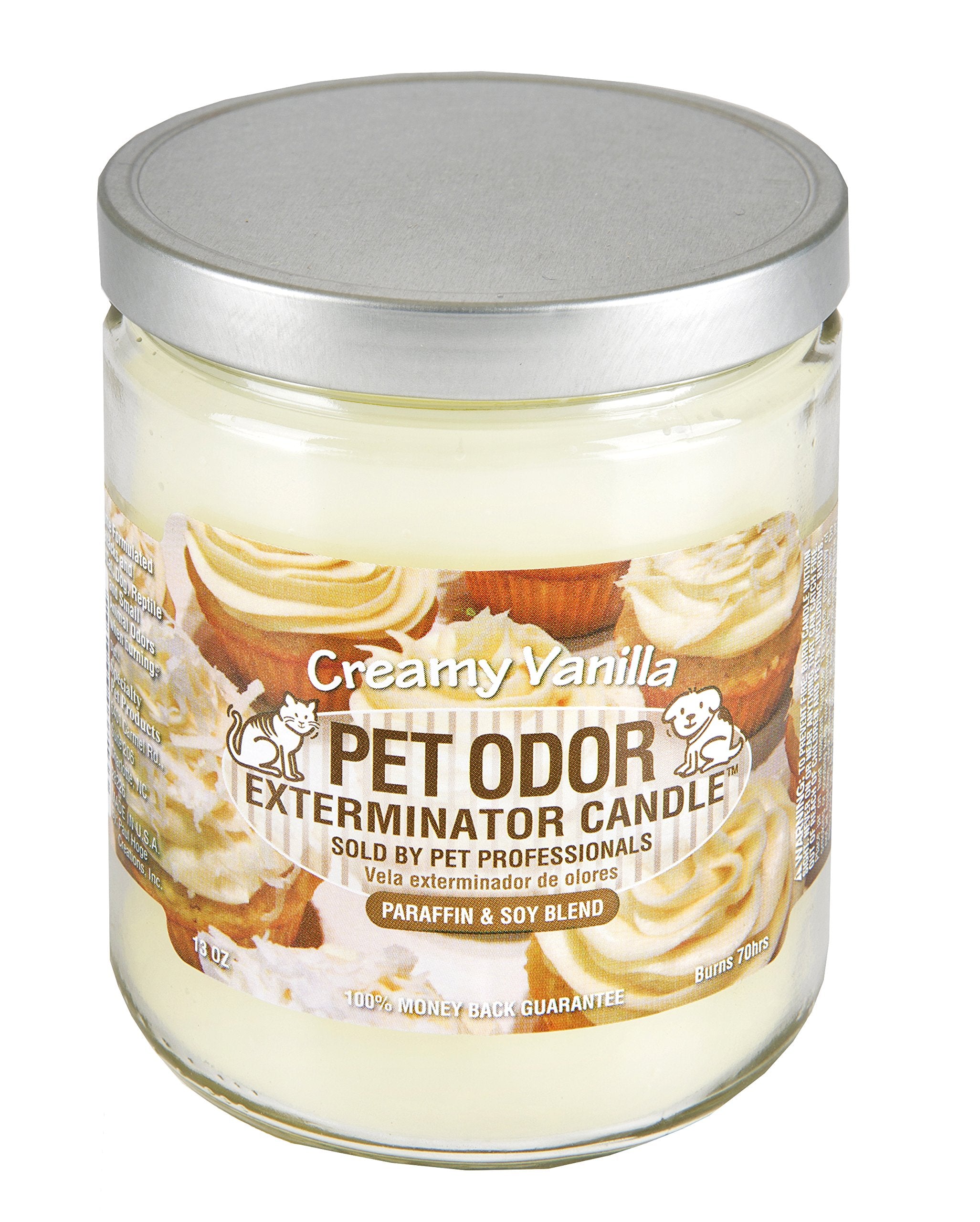 Bougie SPECIALTY PET PRODUCTS odeurs animauхs vanille crème longue diffusion