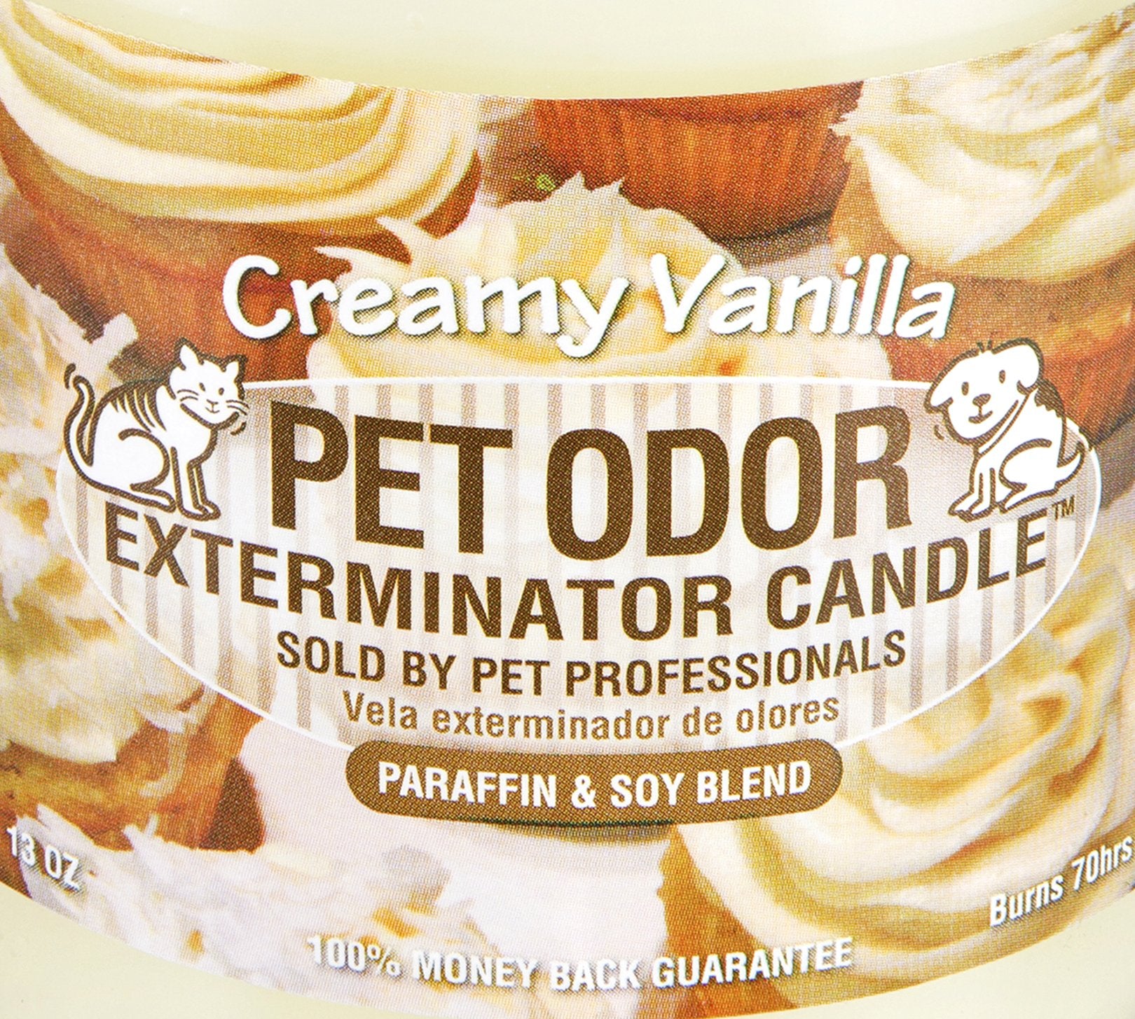 Bougie parfumée SPECIALTY PET PRODUCTS vanille crème diffusion longue