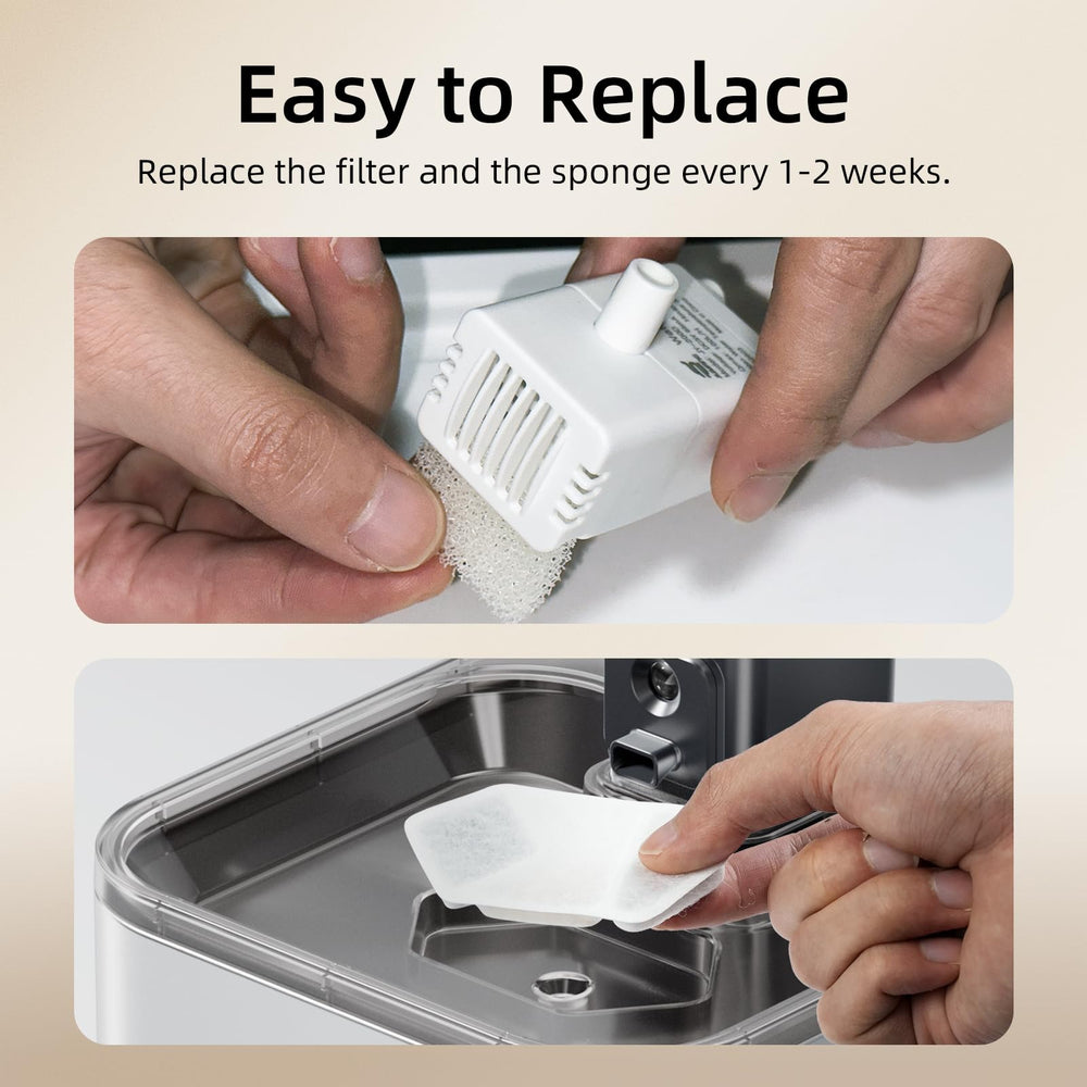 Speedeer guide rapide – remplacement facile des filtres pour fontaine chat