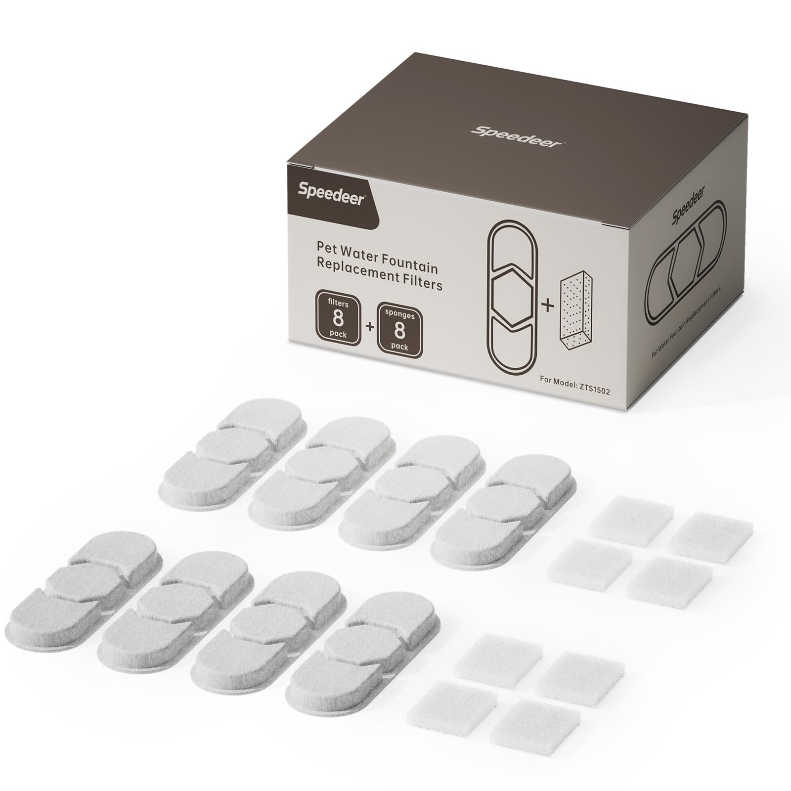 Speedeer ZTS1502 ensemble filtres: eau plus propre et gout agreable