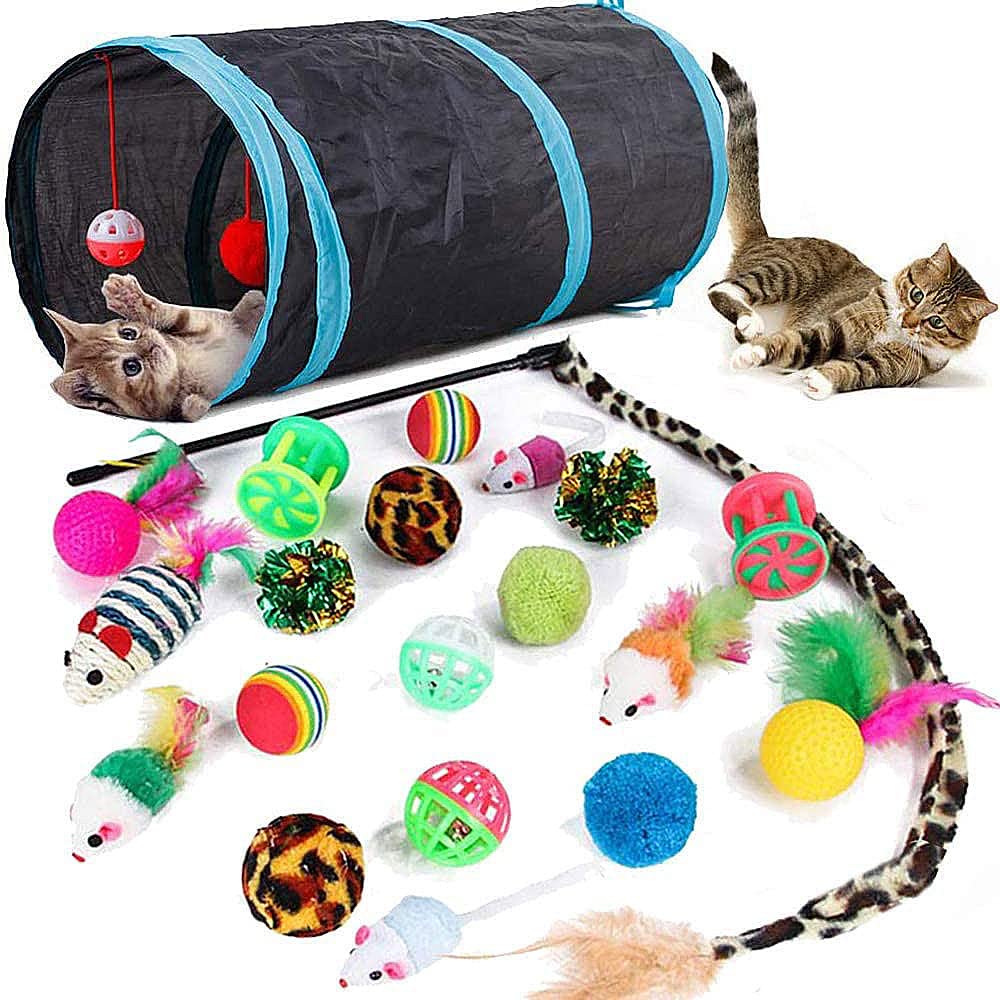 Tunnel Speedy Panther pour chat – tunnel-chat-pliante idéal pour intérieur.