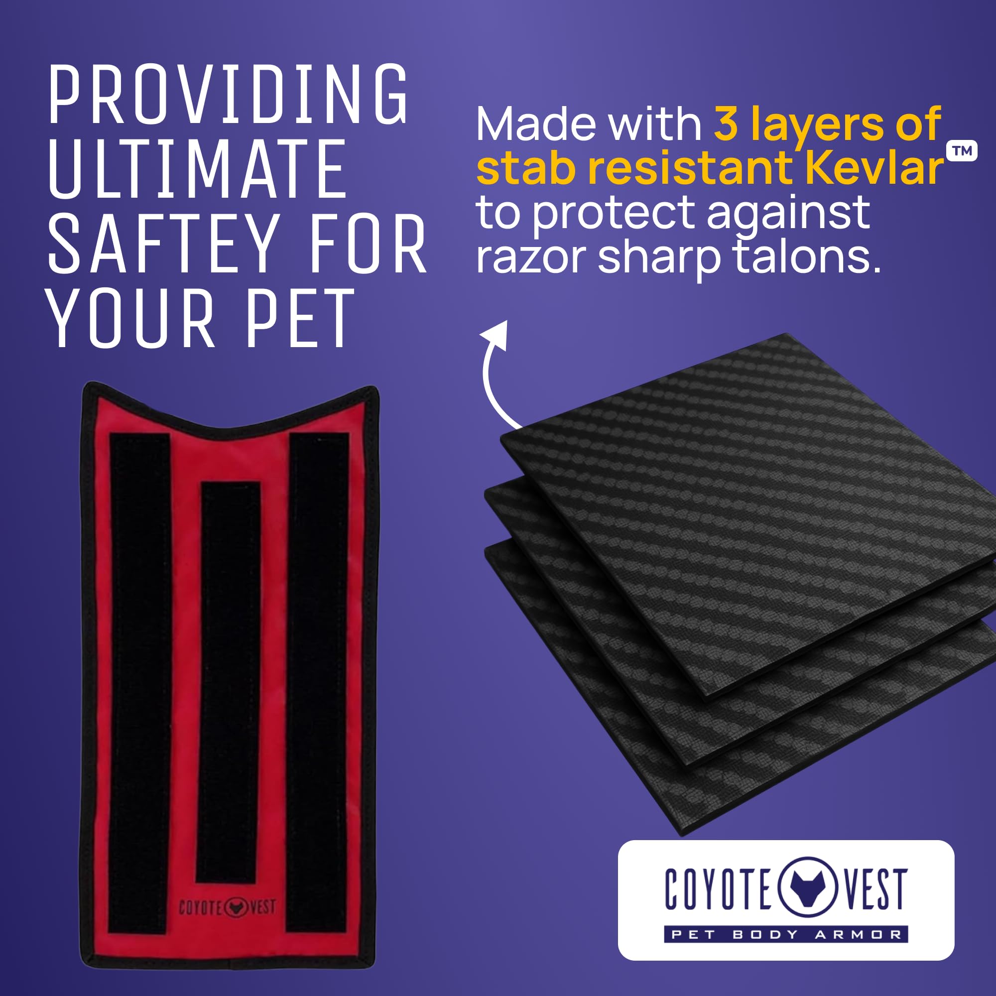 SpikeVest HawkShield compatibilité taille pour petits chiens.