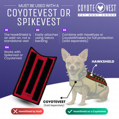SpikeVest HawkShield Pad dos, léger et confortable pour les sorties.
