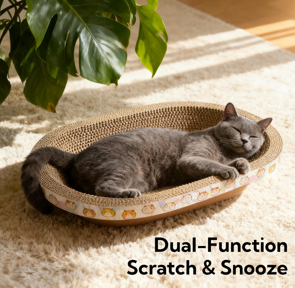 Spindro design moderne chat carton-respirant: s'intègre au décor.