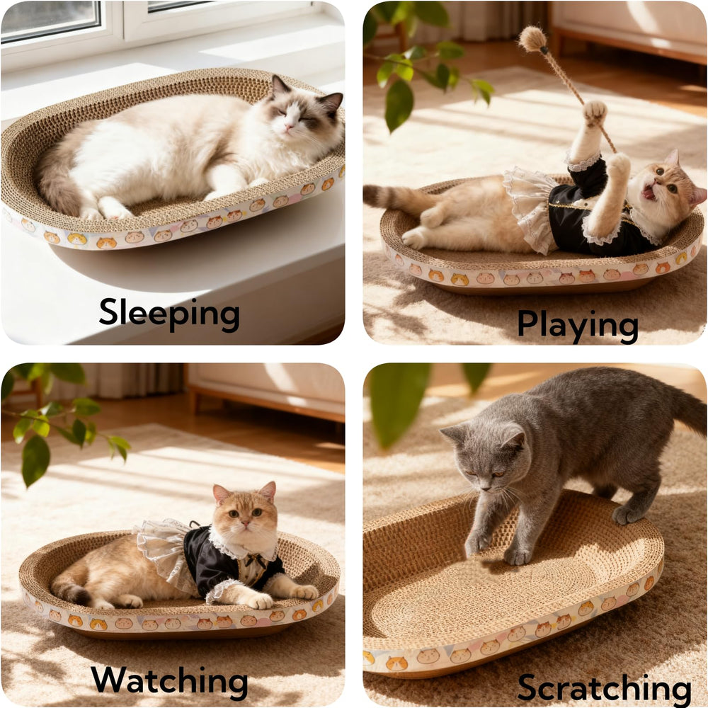 Spindro grattoir chat carton-doux: douceur lors du griffage.