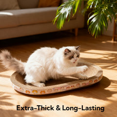 Spindro nid oval surélevé – soutien confortable pour le chat.