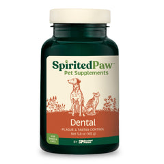 Spirited Paw Dental : poudre d'hygiène dentaire prête à être mélangée à la nourriture