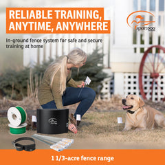 Émetteur SportDOG de clôture souterraine pour délimiter clairement le terrain.