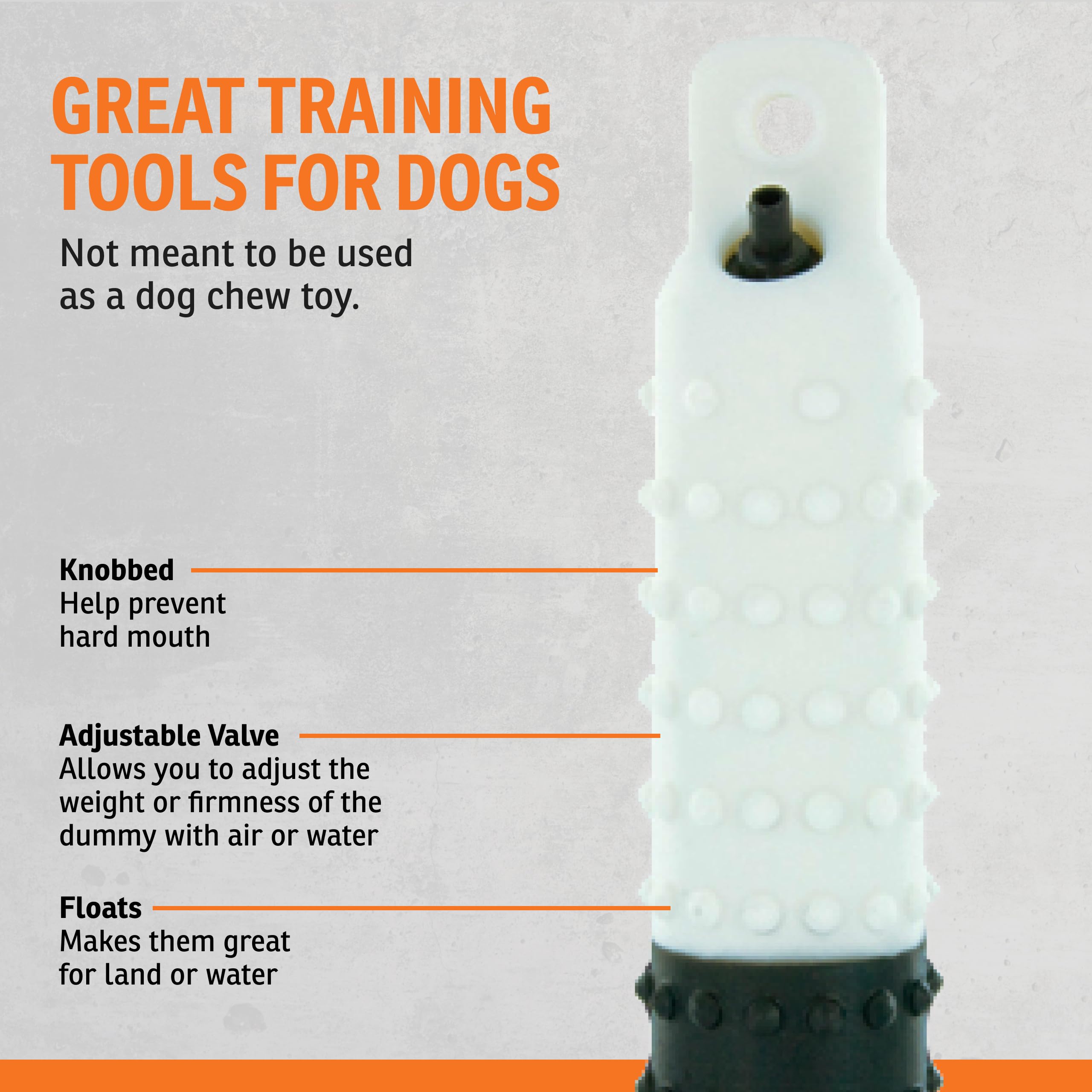 Leurre SportDOG ajuste sa flottabilité pour l eau et le terrain