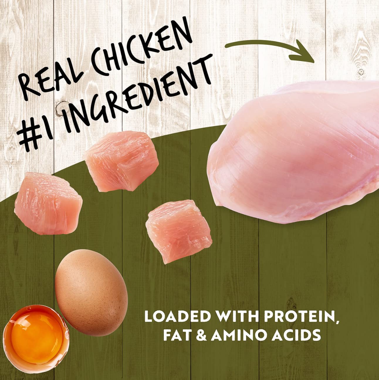 SPORTMiX Earthborn K95 Poulet — emballage sans BPA, recyclable.