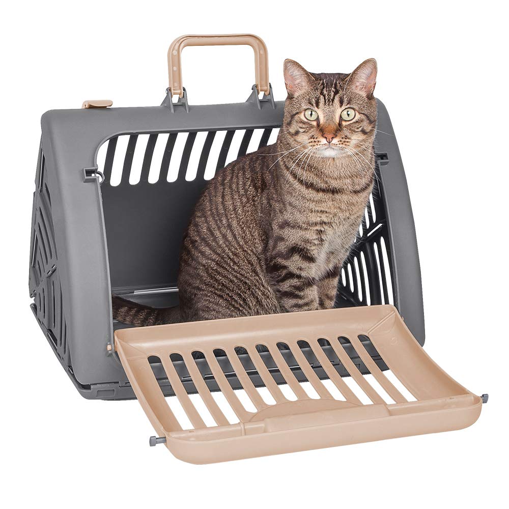 SportPet Designs porte-frontale-chat favorise l'entrée naturelle et réduit le stress lors des visites vétérinaires.
