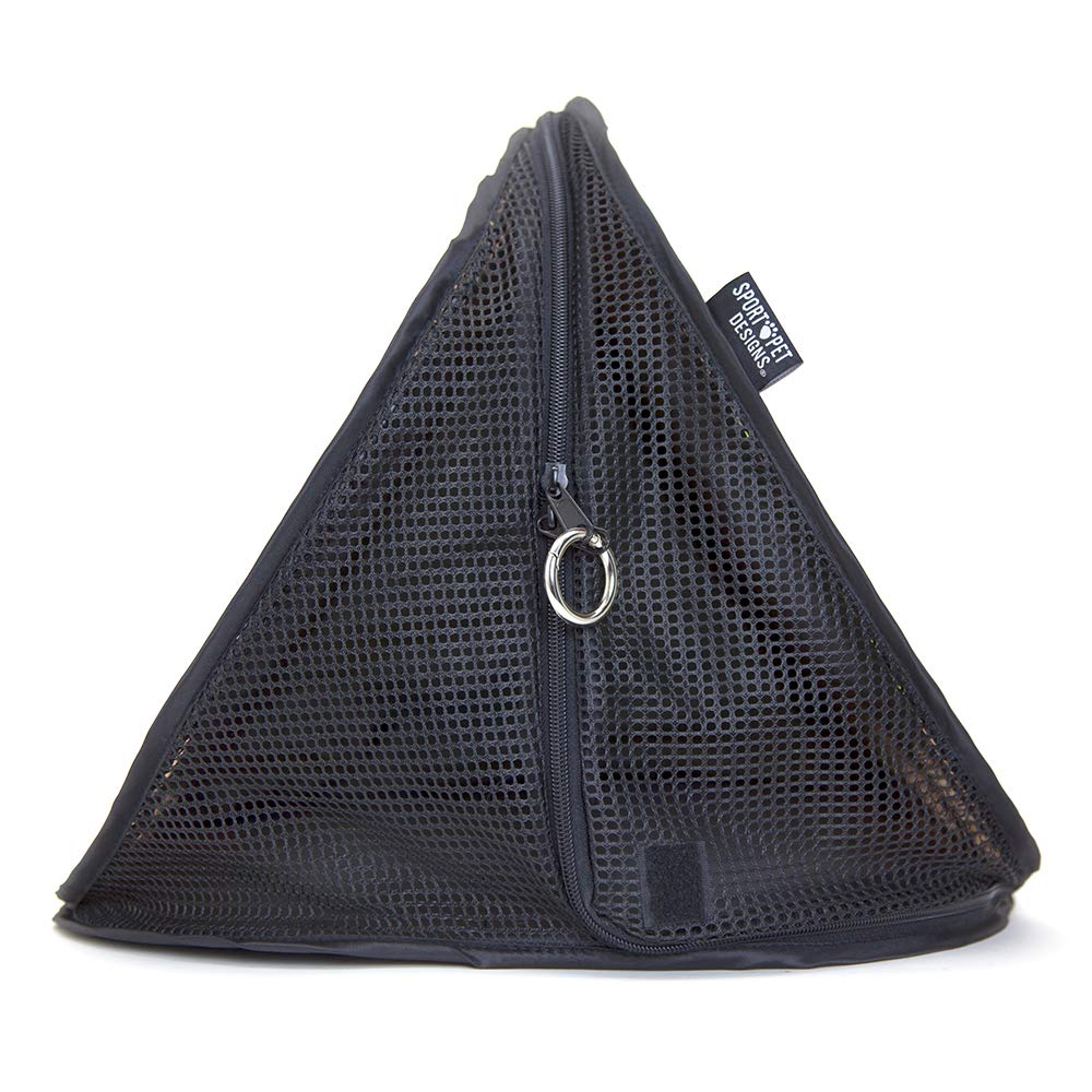 SportPet Designs transporteur chat doux Pattern 20 — Fermeture zippee et anneau renforcé pour sécurité.