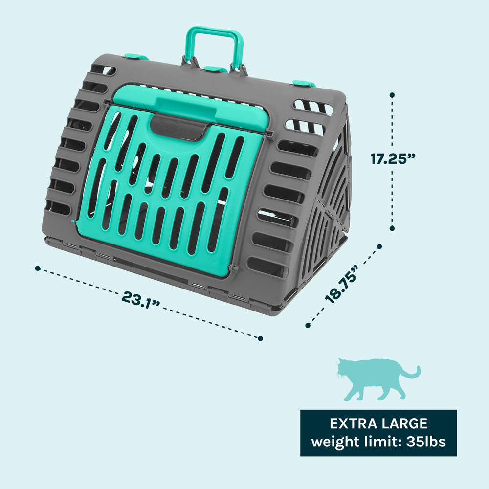 Capacité jusqu’à 35 lb, adapté pour grands chats et petits animaux