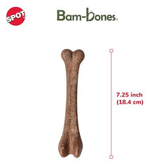 Jouet dentaire SPOT Bam-Bones en bambou, stimulation naturelle.