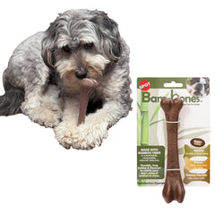 SPOT Bam-Bones Os en bambou robuste pour mâcher en sécurité.