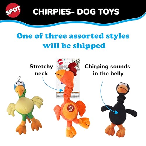 SPOT Chirpies jouet oiseau 14 pouces avec sons réalistes