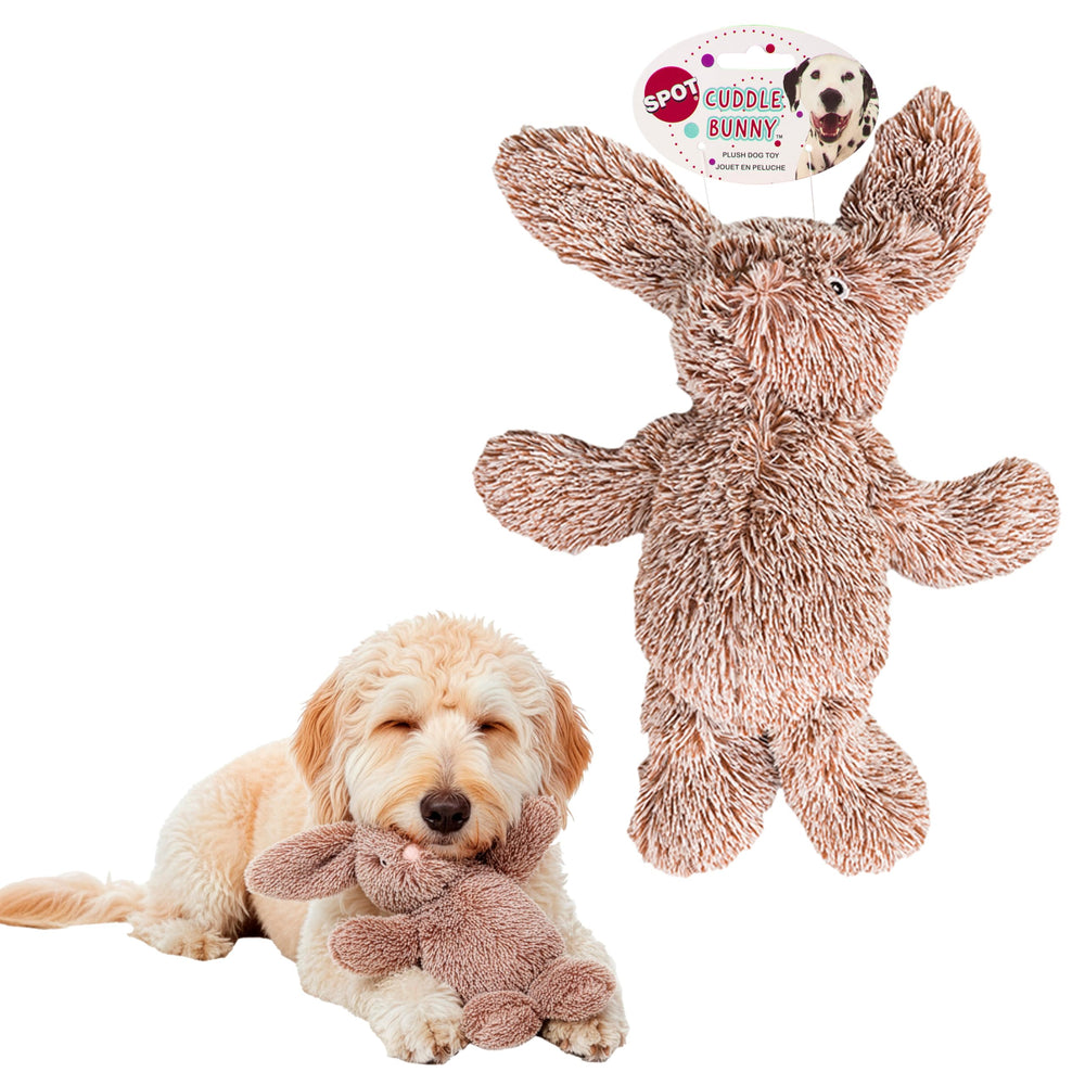 SPOT Cuddle Bunnies peluche douce avec oreilles pendantes pour câliner votre chien.