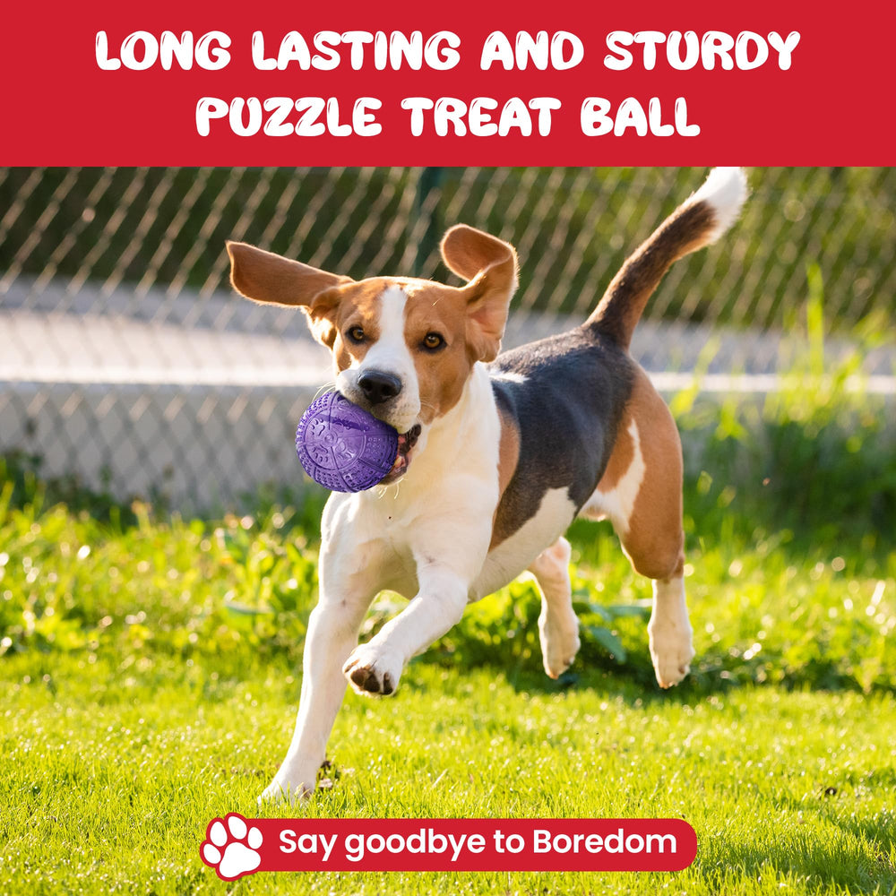 SPOT Dura-Brite Treat Ball, couleur verte, idéal pour sessions de jeux silencieuses.