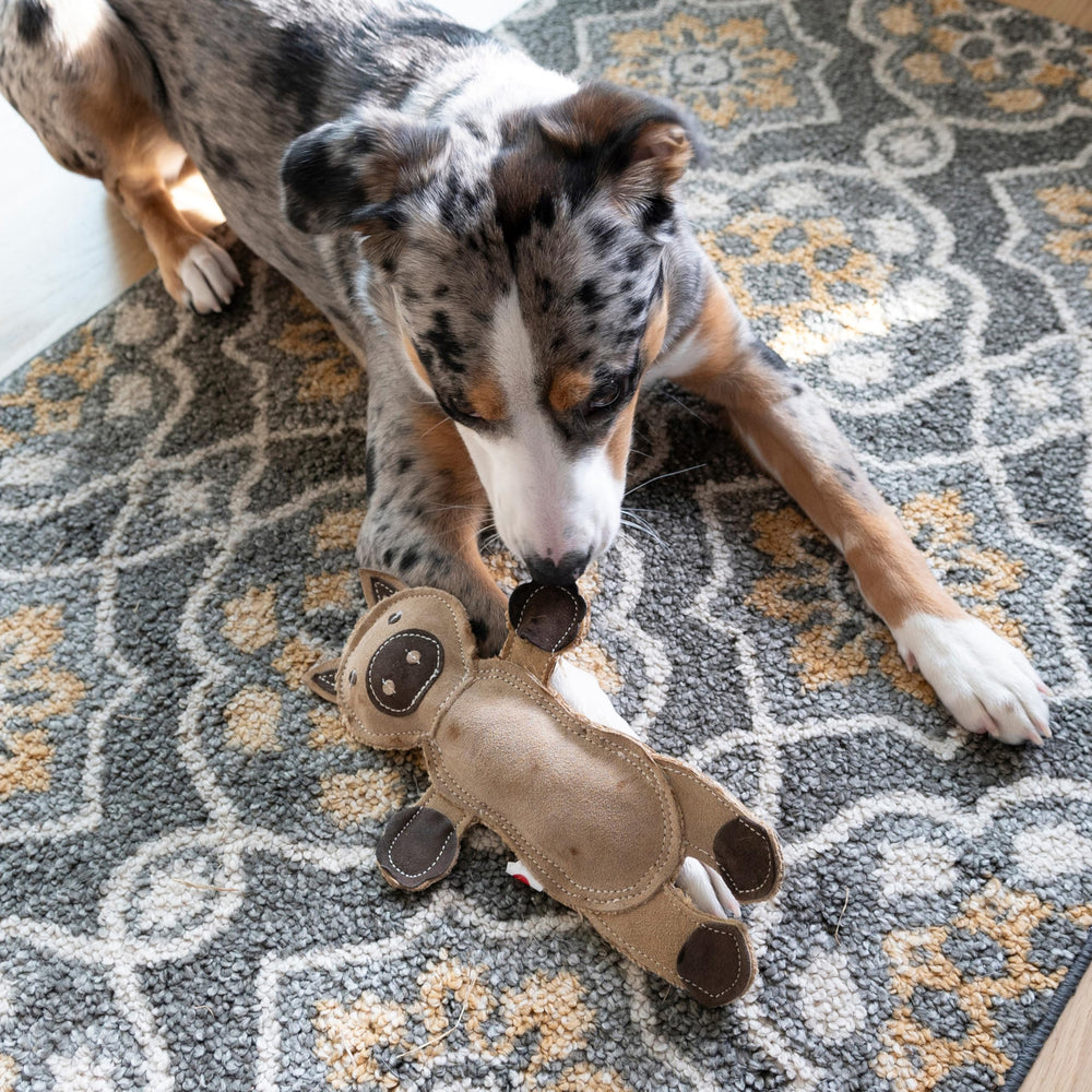 SPOT Dura-Fused Leather Barnyard Animal Cow—coutures doubles renforcées pour la solidité