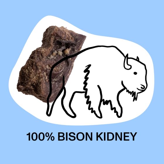 Spot & Tango Bison Bites étiquette nutritionnelle sans céréales ni gluten.