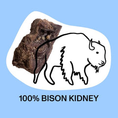 Spot & Tango Bison Bites étiquette nutritionnelle sans céréales ni gluten.