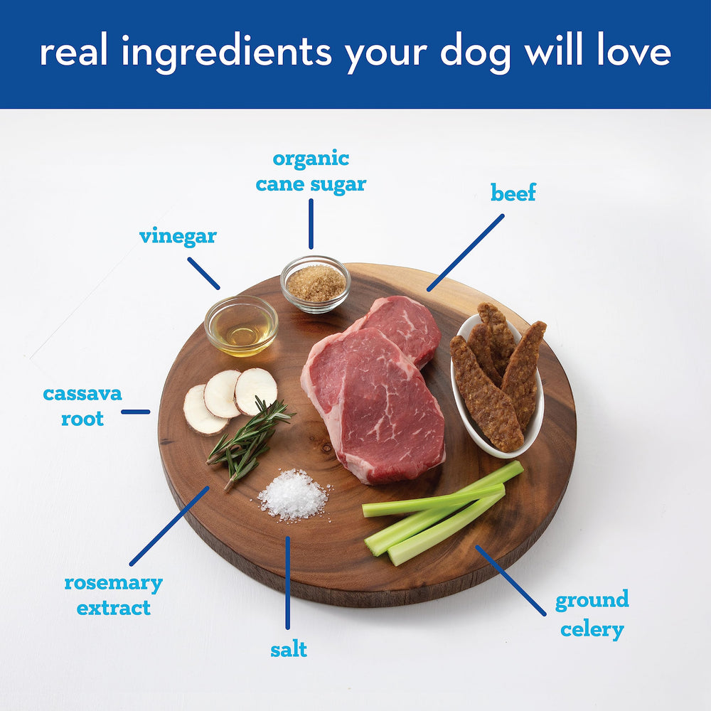 Spot Farms Tendres Boeuf – ingrédients naturels mis en évidence, choix sain pour chien.