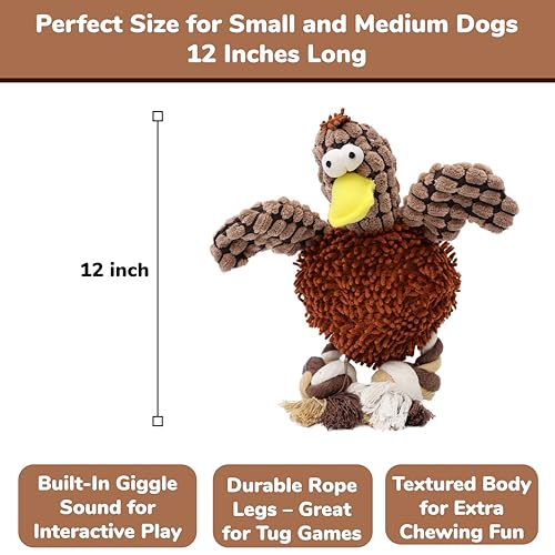 SPOT poulet peluche texturée, douceur et résistance