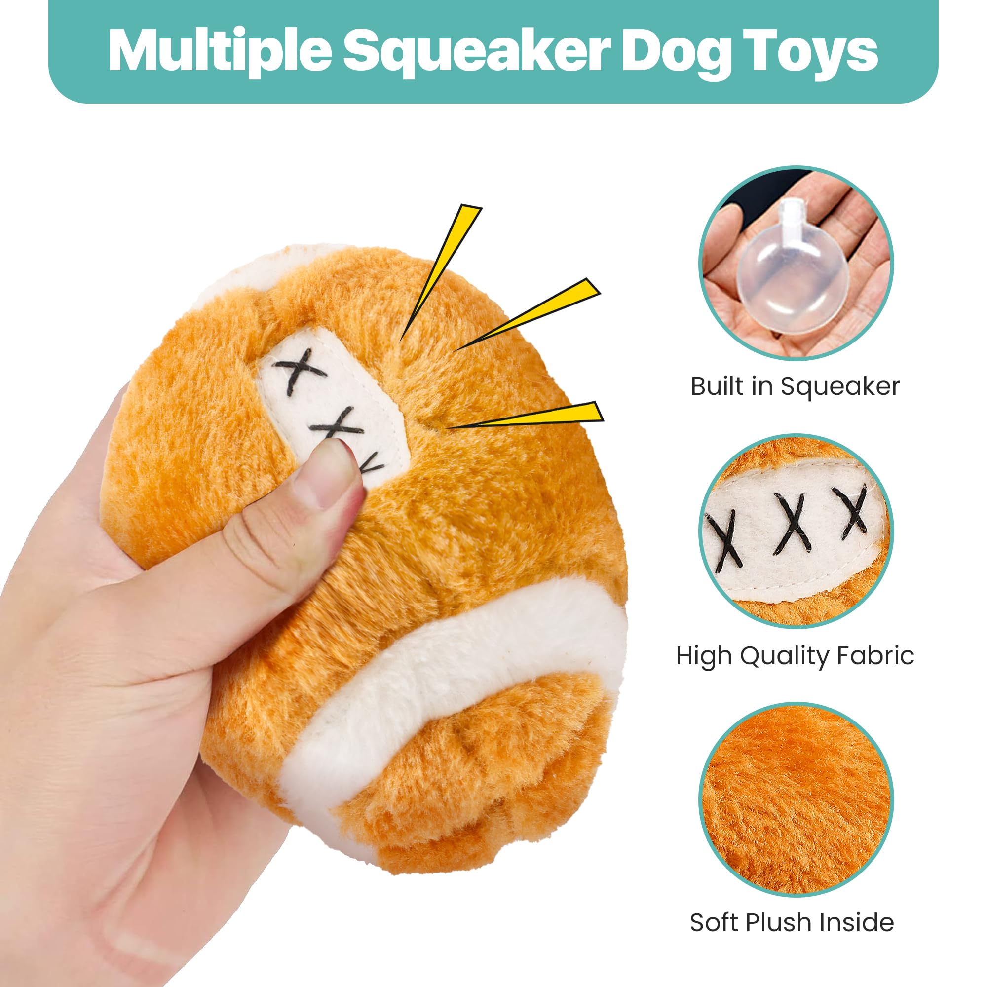 SPOT jouet chien fetch ballon peluche, parfait pour rapporter après le jeu.