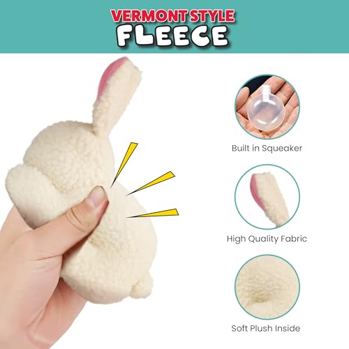 SPOT lapin sans pièce plastique, sécurité accrue pour petits chiens et chiots.