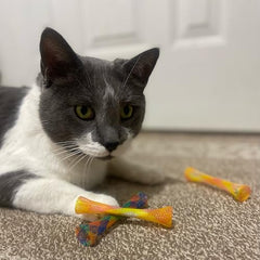 SPOT Tubes minou — ensemble triple coloré pour plusieurs chats.