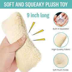 SPOT jouet-os-peluche: sécurité sans plastique pour chiens patients.
