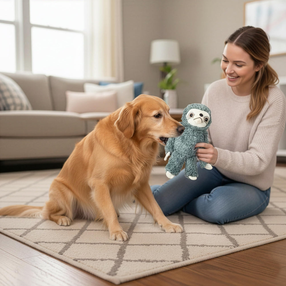 SPOT Fun Sloth jouet peluche grande taille pour chiens moyens et grands.
