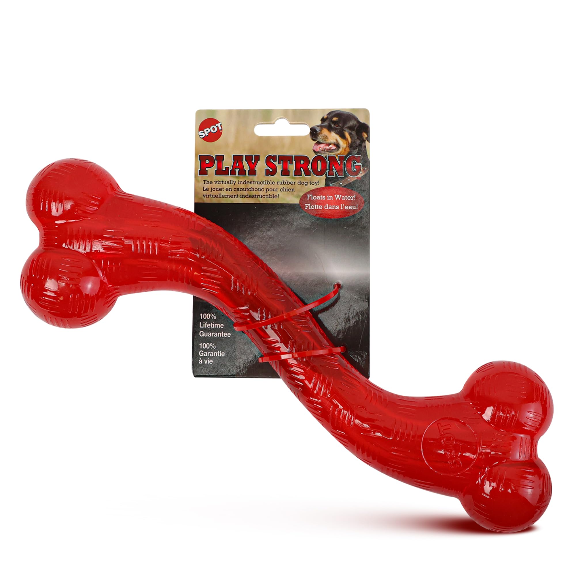 SPOT Play Strong couleur-rouge-brillant, visibilité accrue et amusement.