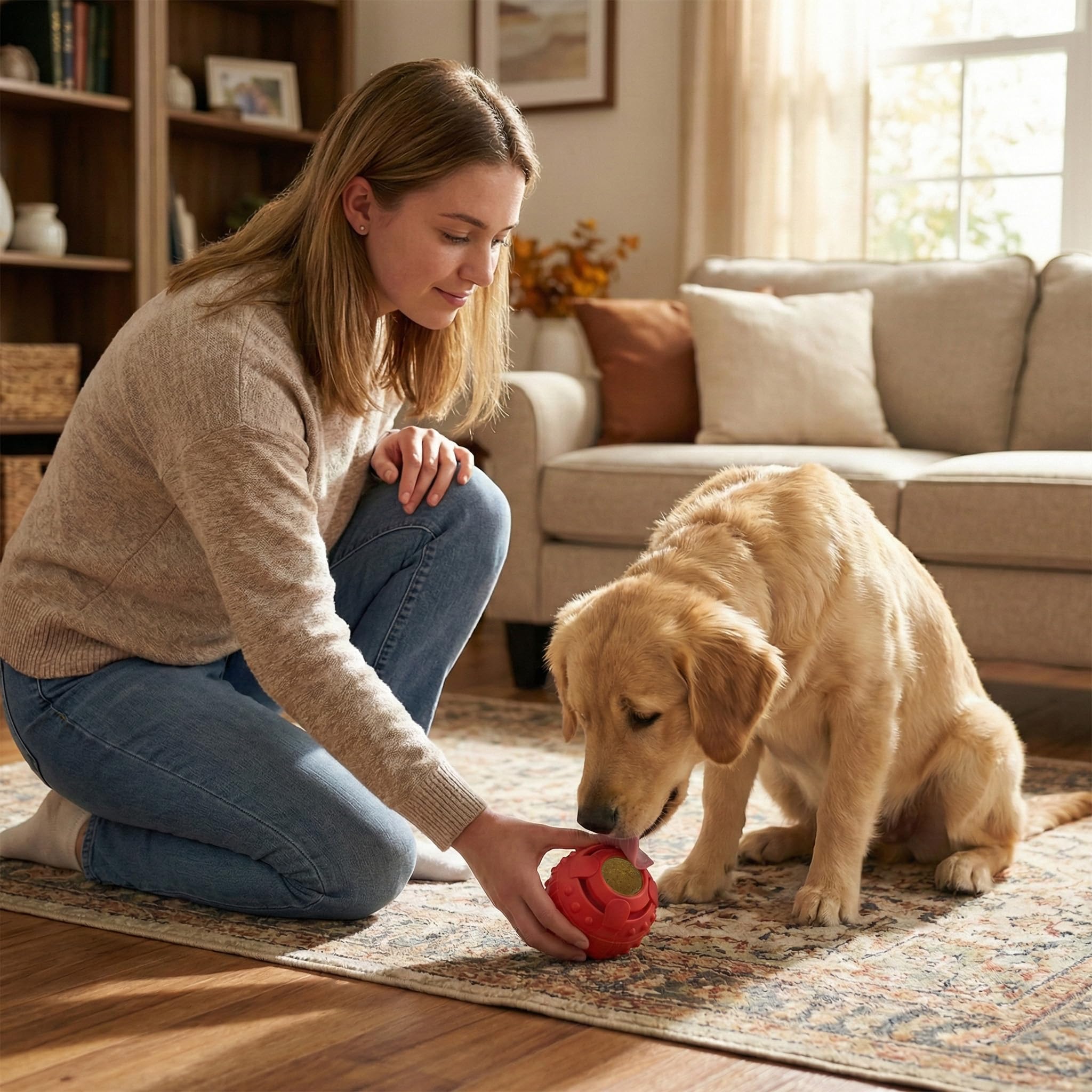 SPOT Balle-Puzzle Double possède deux compartiments pour tailles variées.