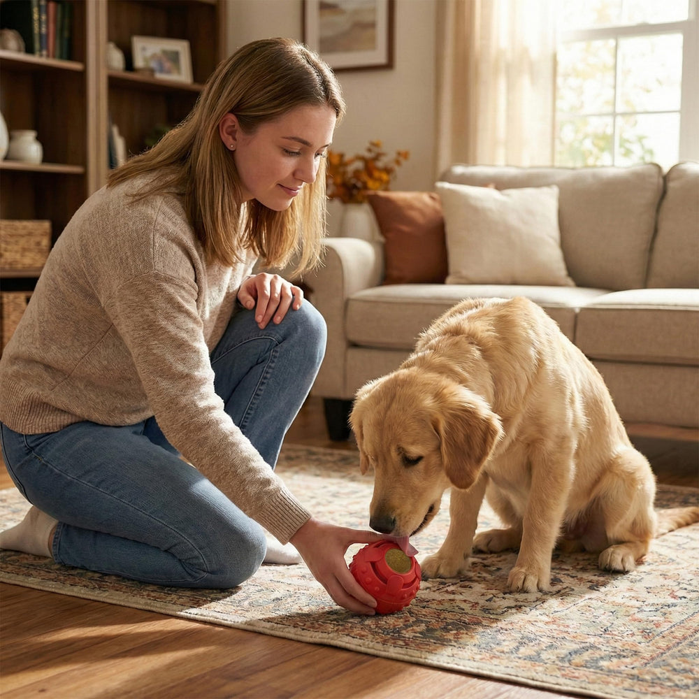SPOT Balle-Puzzle Double possède deux compartiments pour tailles variées.