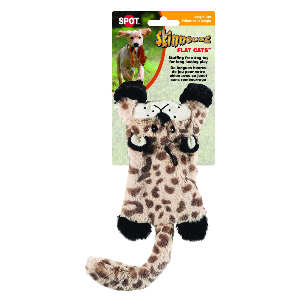 SPOT Skinneeez Flat Cat taille mini, parfait pour chiots.