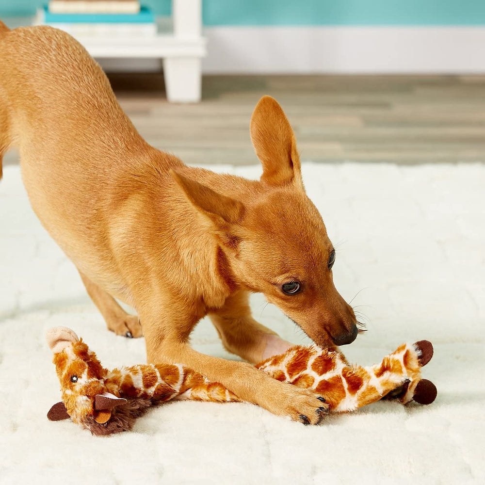 SPOT Skinneeez girafe 14 pouces – queue avec sifflet pour jeu prolongé.