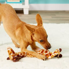 SPOT Skinneeez girafe 14 pouces – queue avec sifflet pour jeu prolongé.