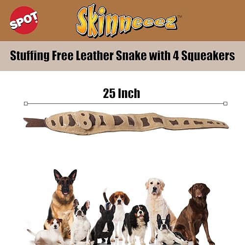 SPOT Skinneeez Longueur 25 Pouces – parfait pour tir et secousses chez chiens moyens et grands.
